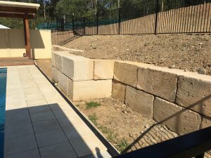 Rock Retaining Wall