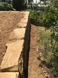 Boulder Retaining wall Brisbane North