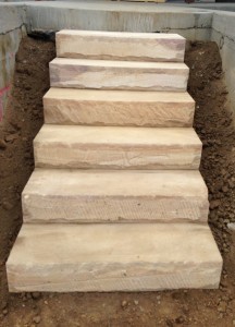 Retain Terrain Sandstone steps