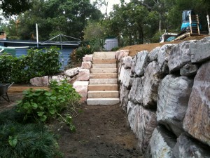 Retain Terrain Sandstone steps