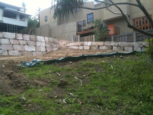 B Grade Sandstone Rock Wall