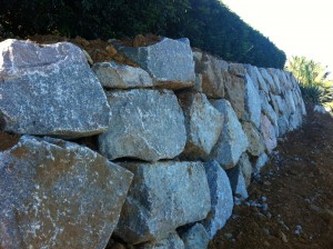 Grante Rock Wall